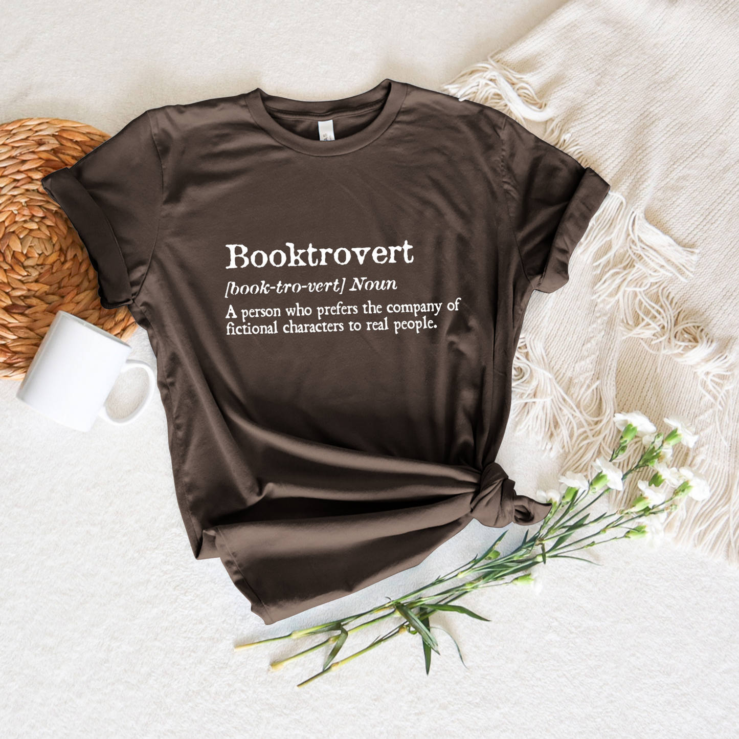 Booktrovert Definition Tee - Stitch Squad Co