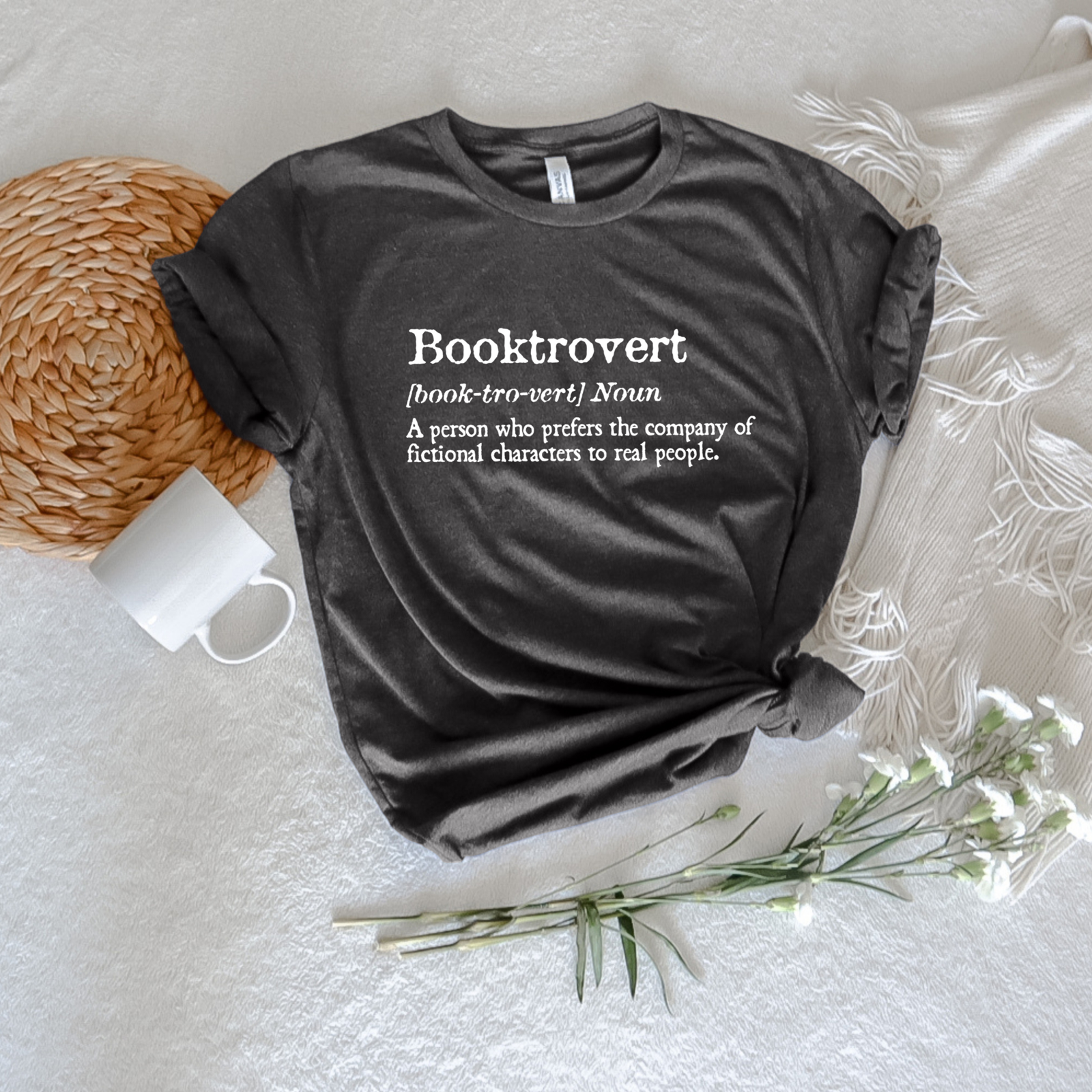 Booktrovert Definition Tee - Stitch Squad Co