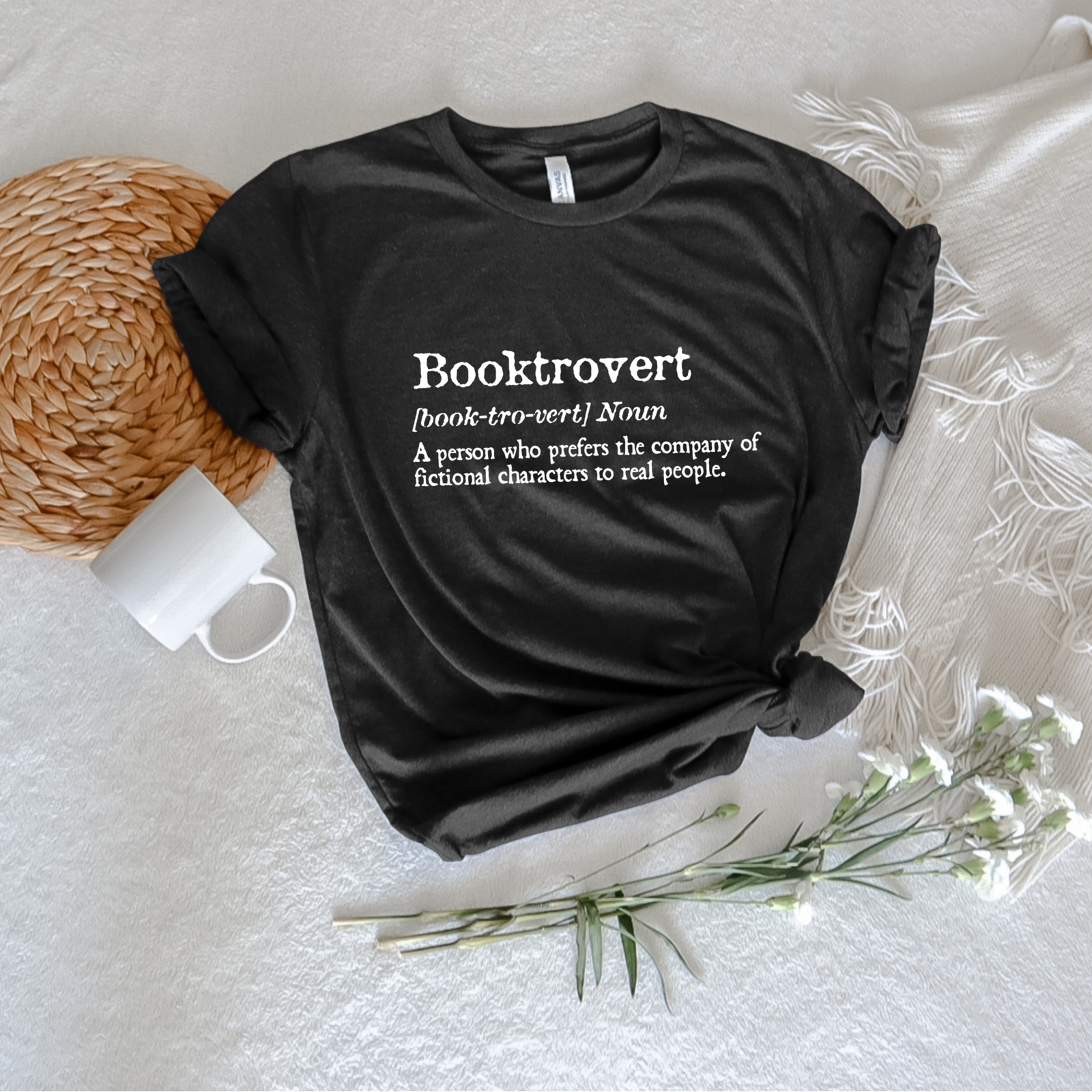 Booktrovert Definition Tee - Stitch Squad Co