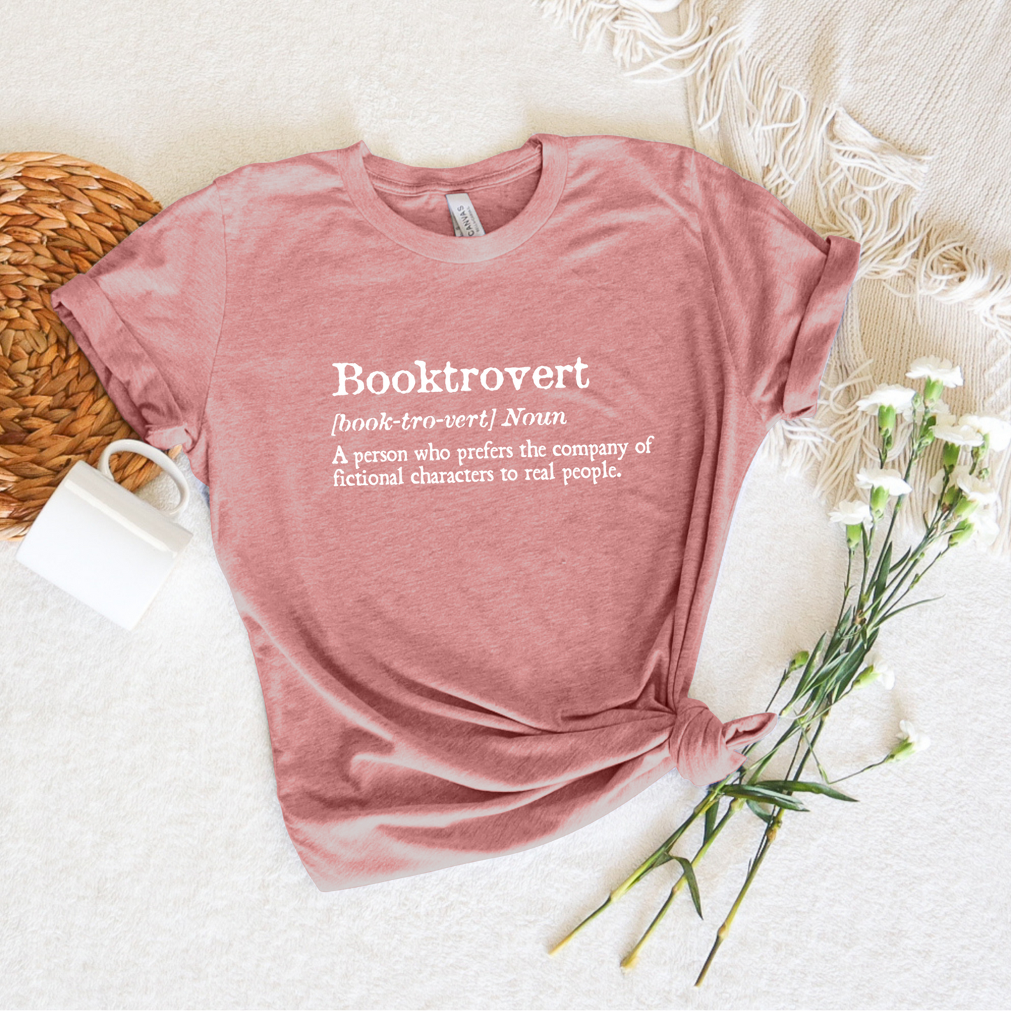 Booktrovert Definition Tee - Stitch Squad Co