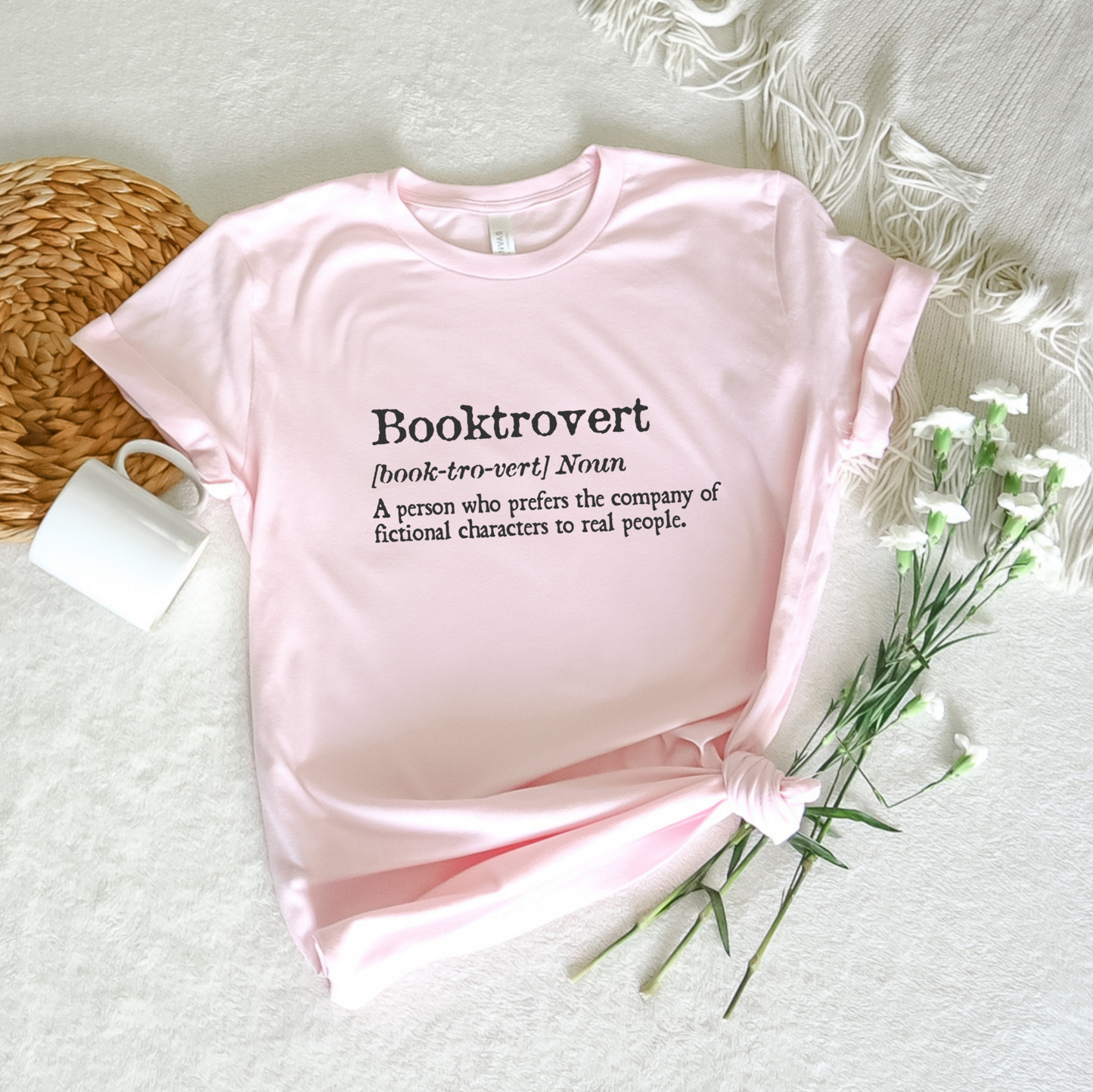 Booktrovert Definition Tee - Stitch Squad Co