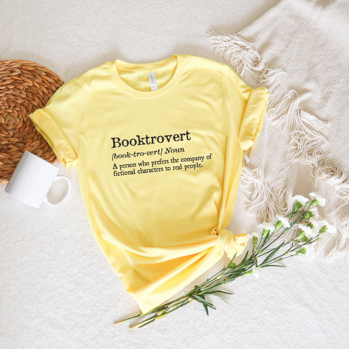 Booktrovert Definition Tee - Stitch Squad Co