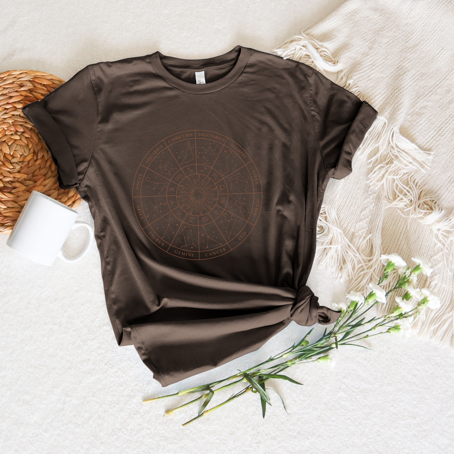 Zodiac Constellation Chart Tee