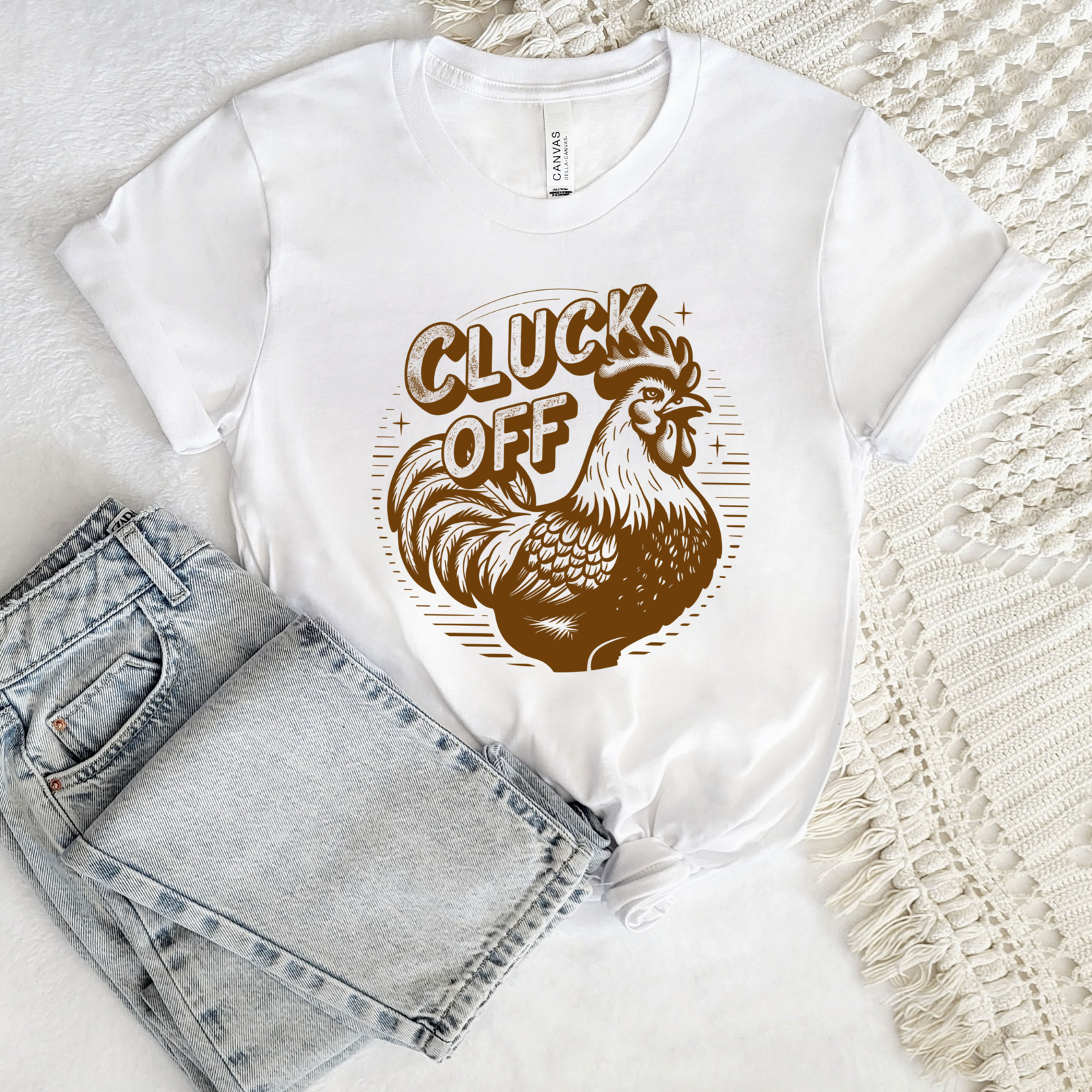 Cluck Off Tee - Stitch Squad Co