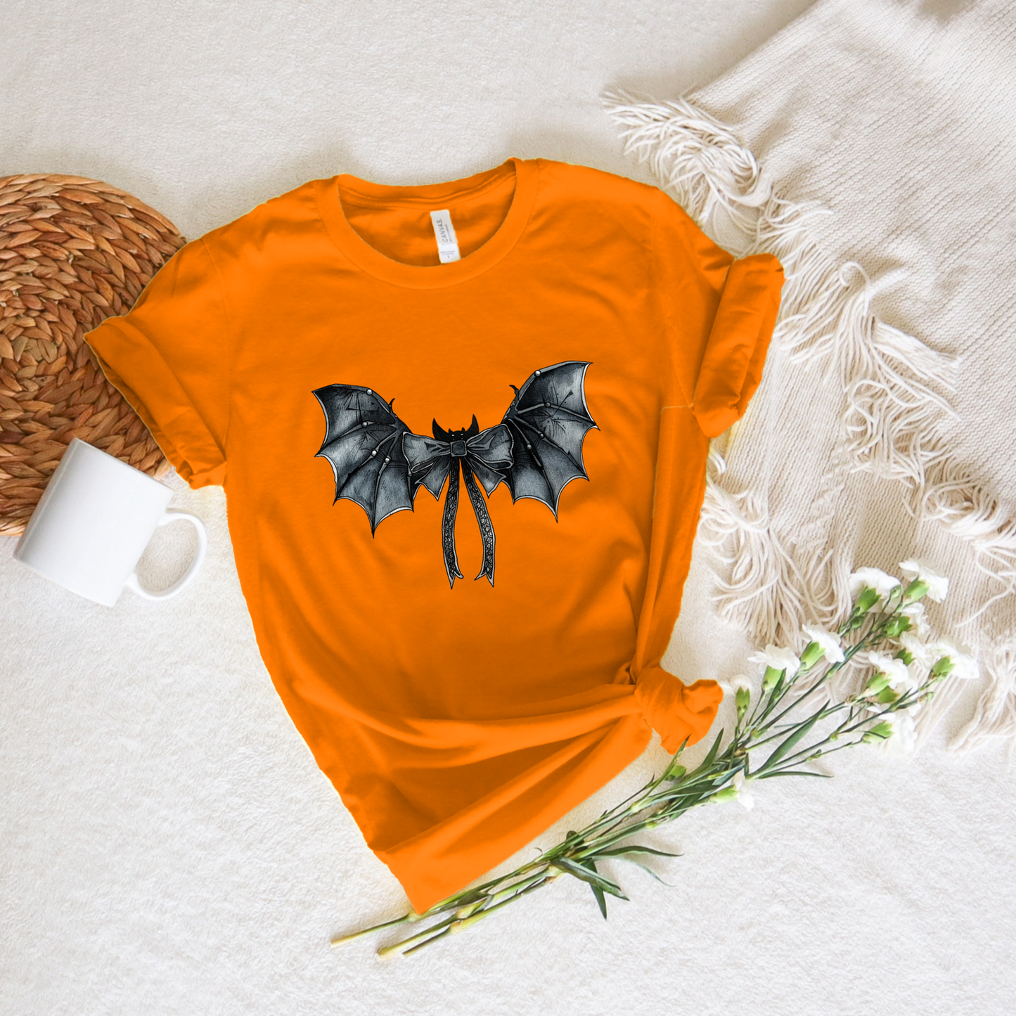 Coquette Bat Tee - Stitch Squad Co