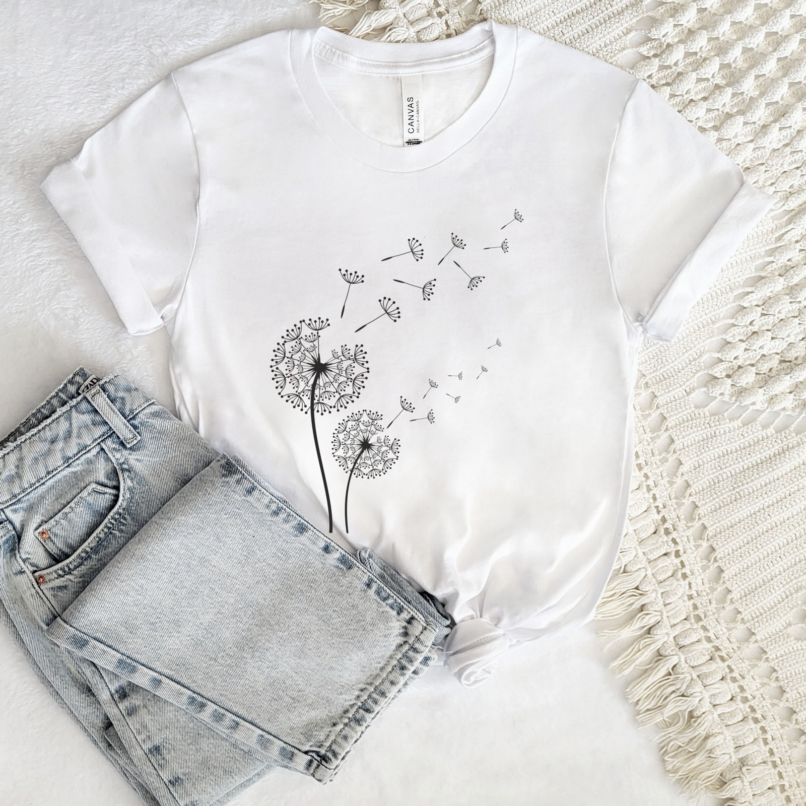 Dandelion Tee - Stitch Squad Co