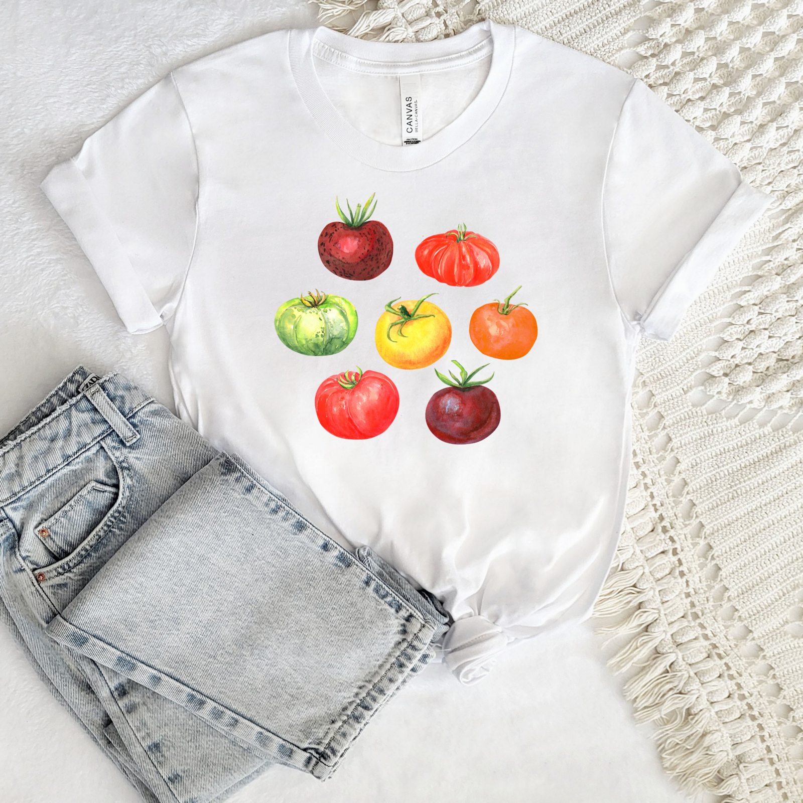 Garden Tomato Tee - Stitch Squad Co