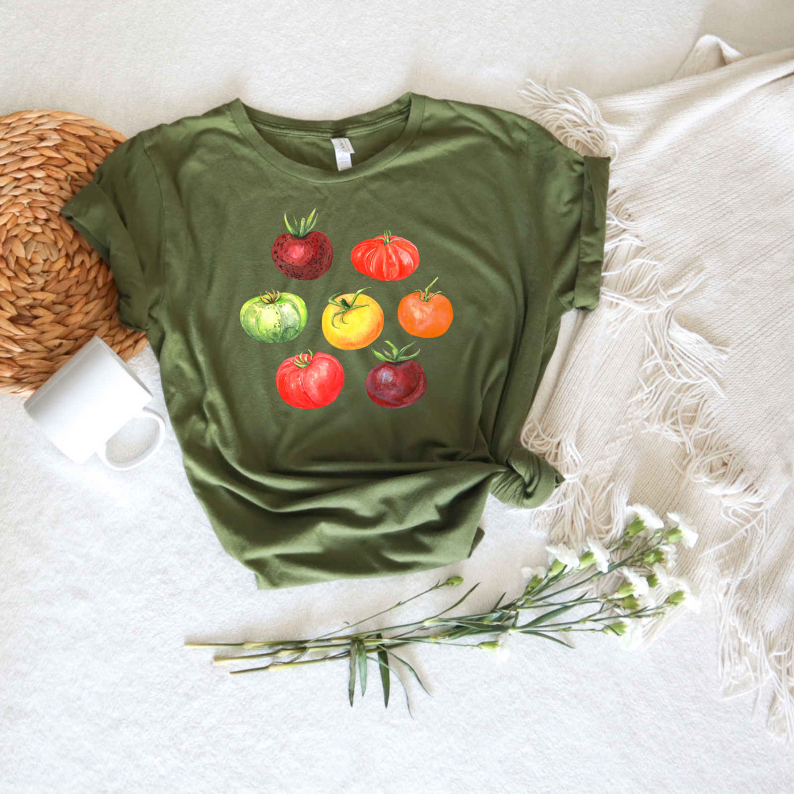 Garden Tomato Tee - Stitch Squad Co