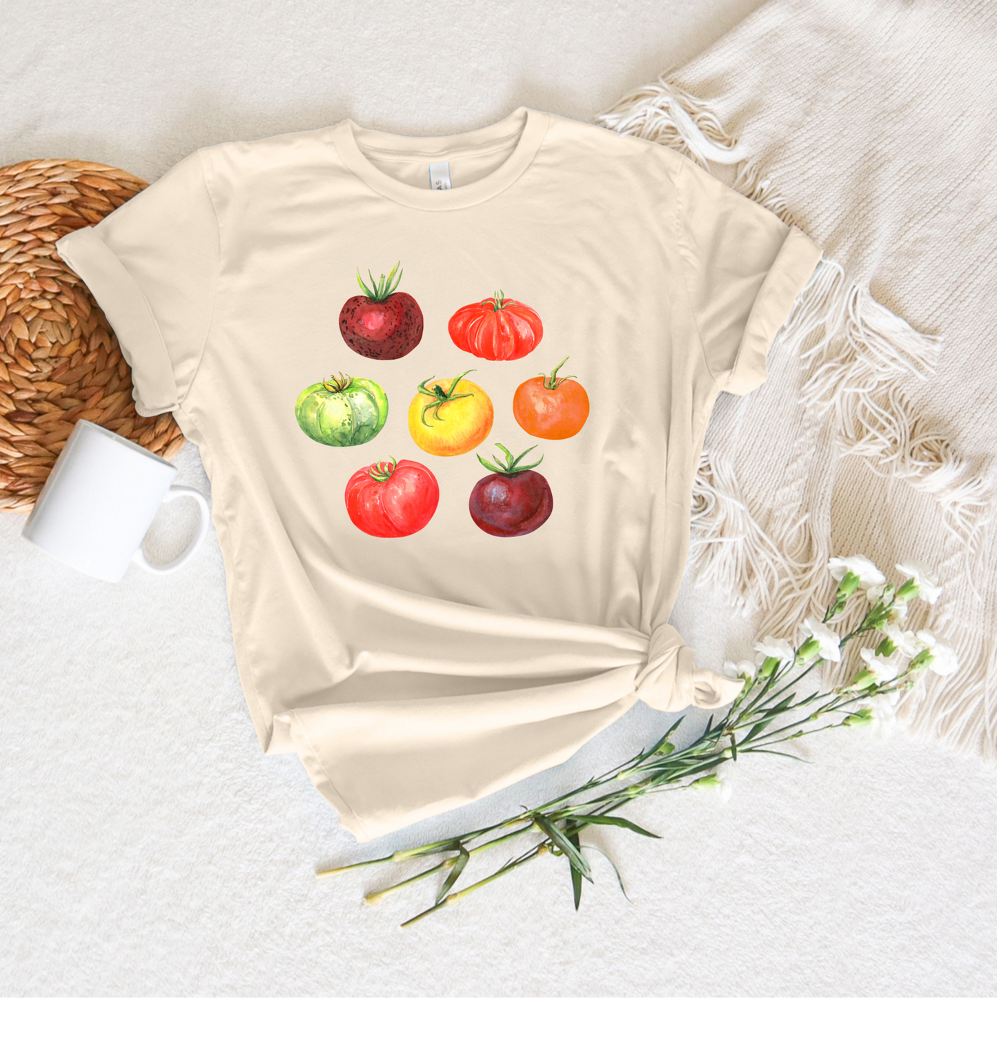 Garden Tomato Tee - Stitch Squad Co