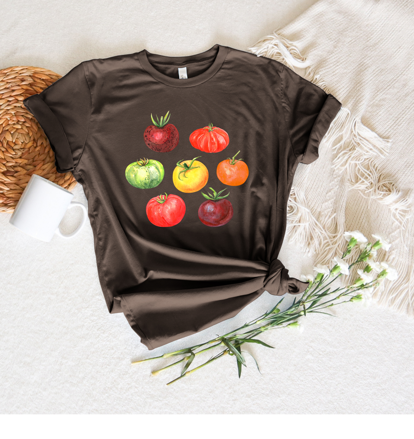 Garden Tomato Tee - Stitch Squad Co