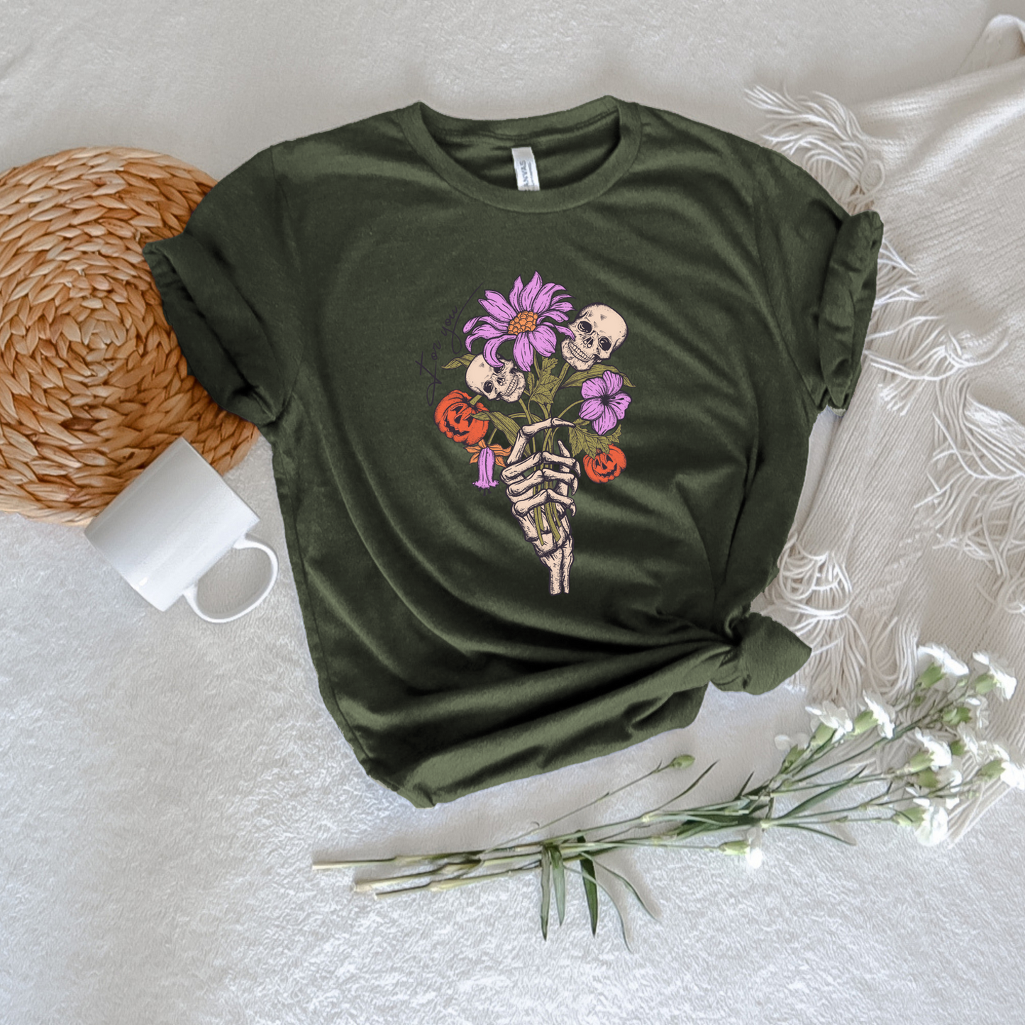 Halloween Bouquet Tee - Stitch Squad Co