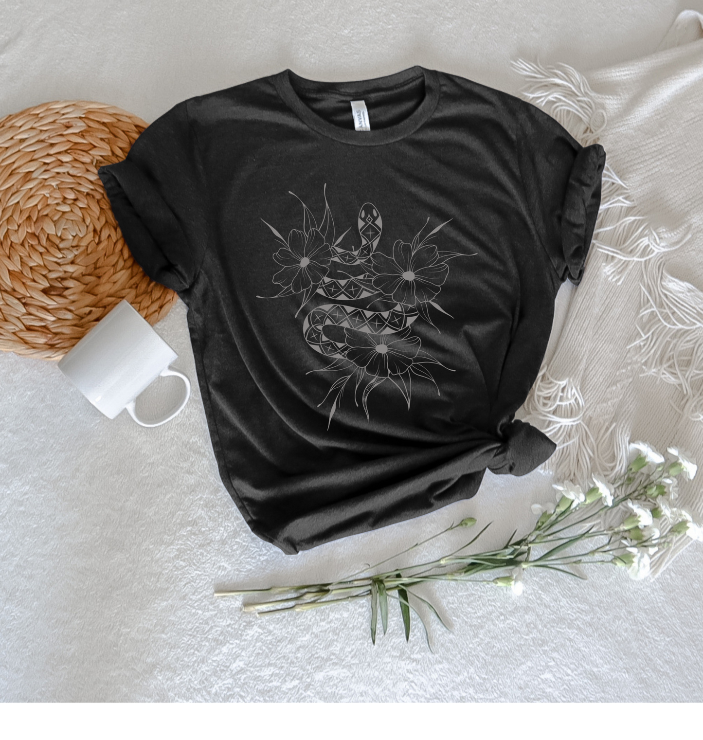 Snake Flower Tee