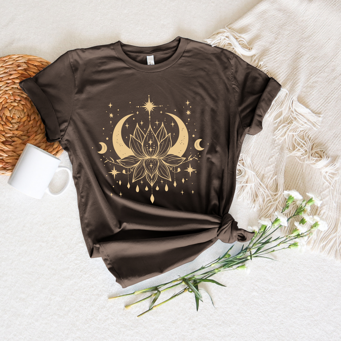 Lotus Moon Tee - Stitch Squad Co