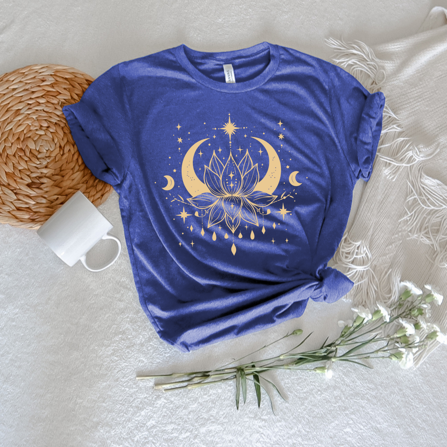 Lotus Moon Tee - Stitch Squad Co