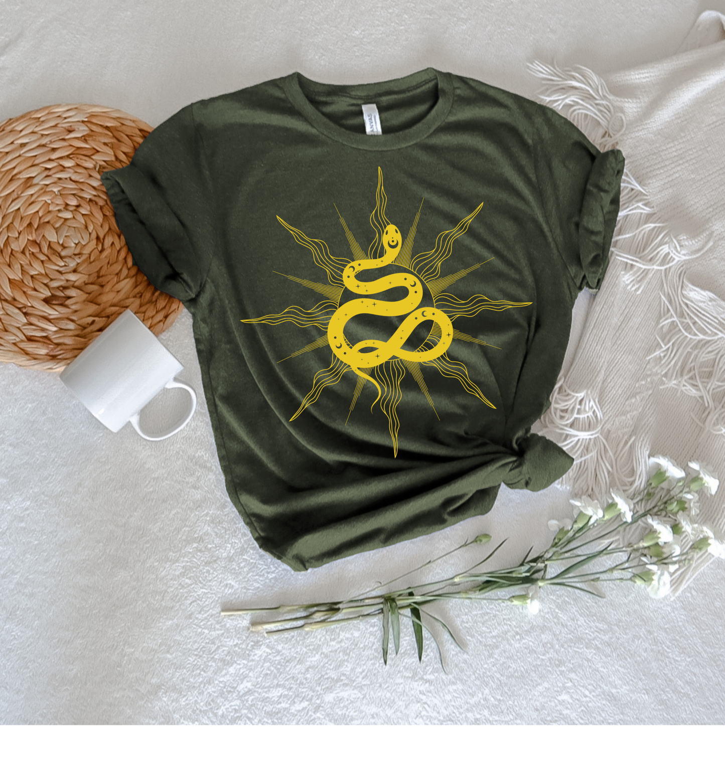 Snake Sun Rays Tee