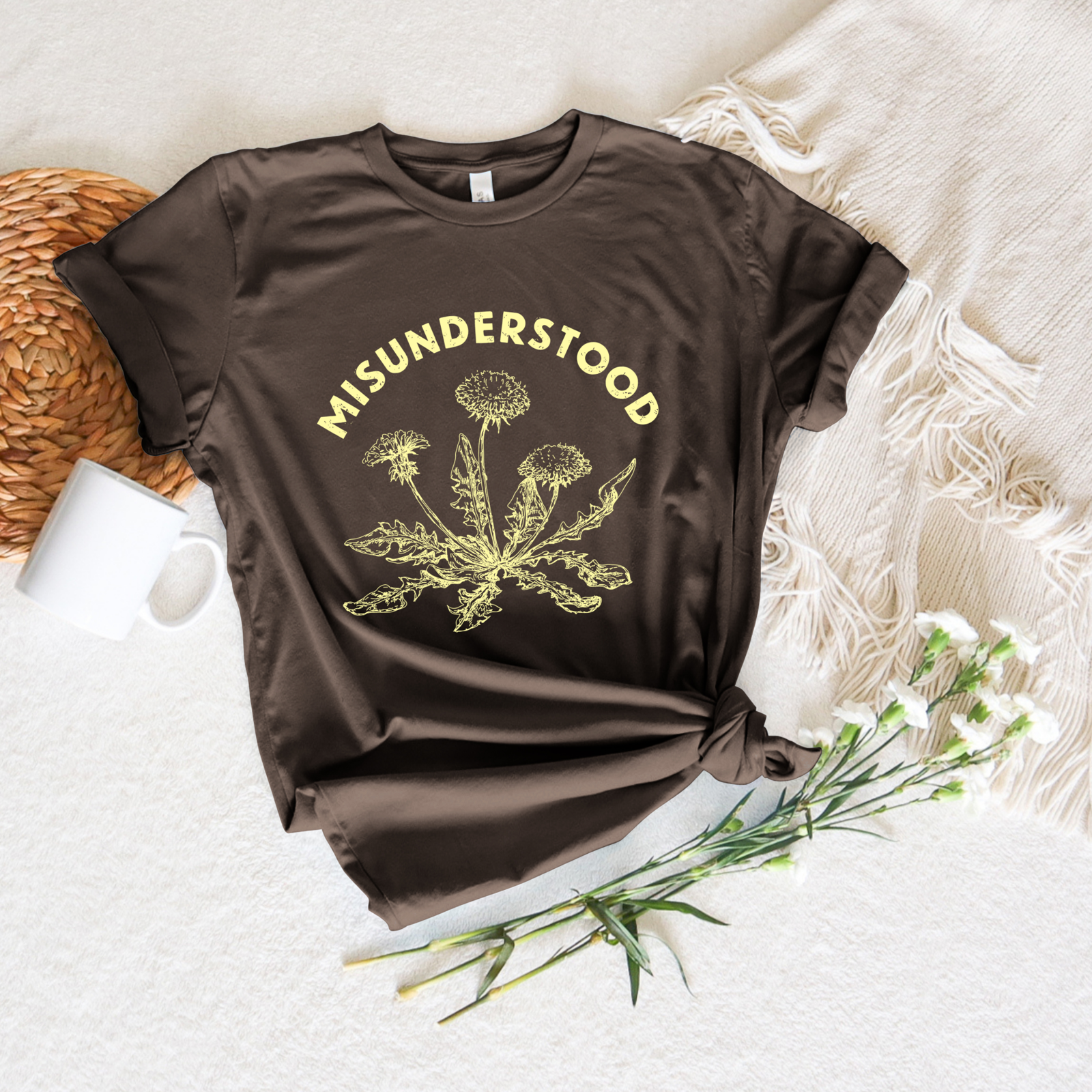 Misunderstood Dandelion Tee - Stitch Squad Co