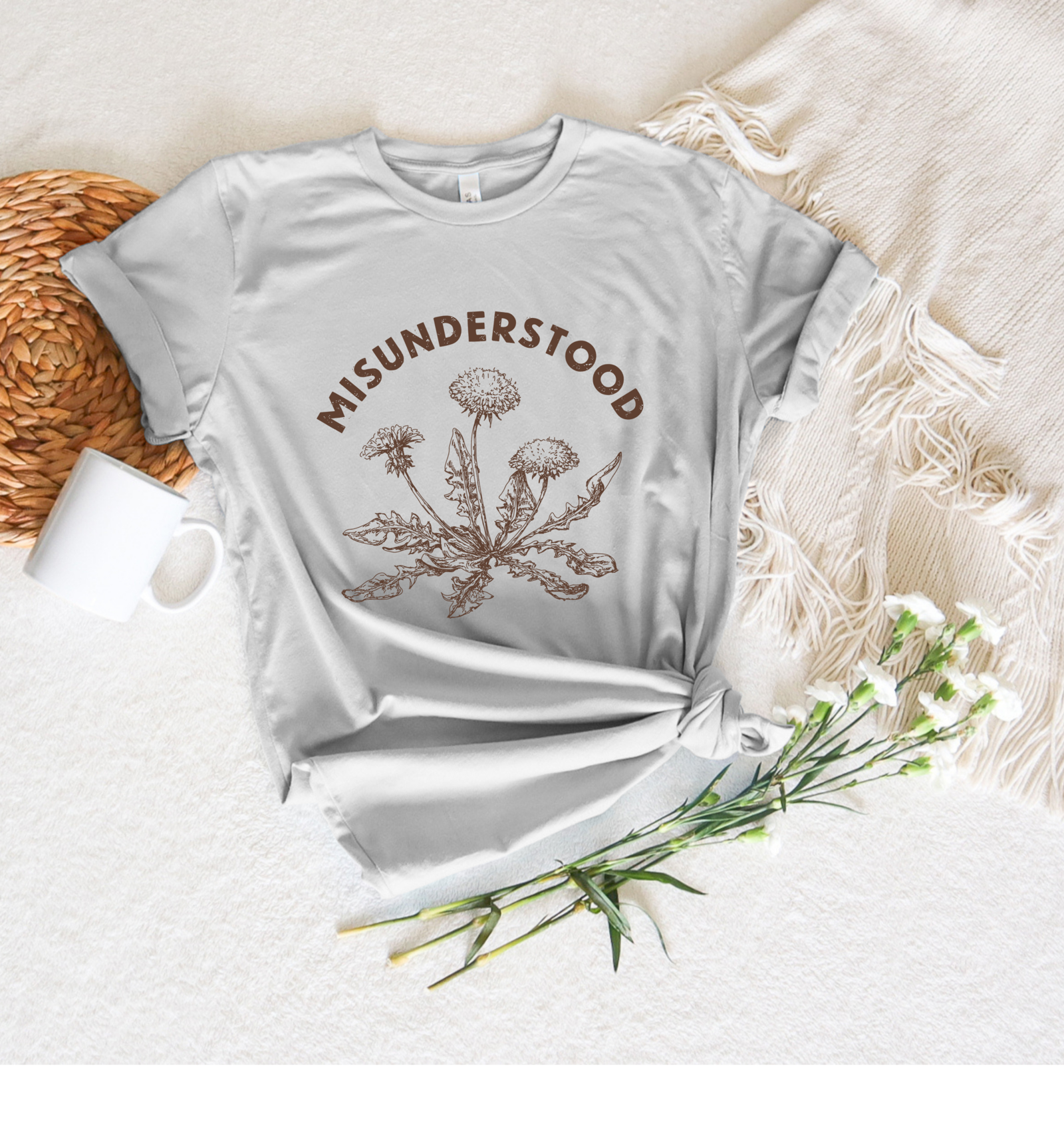 Misunderstood Dandelion Tee - Stitch Squad Co