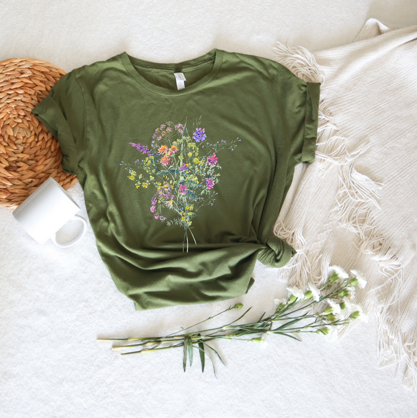 Watercolor Bouquet Tee