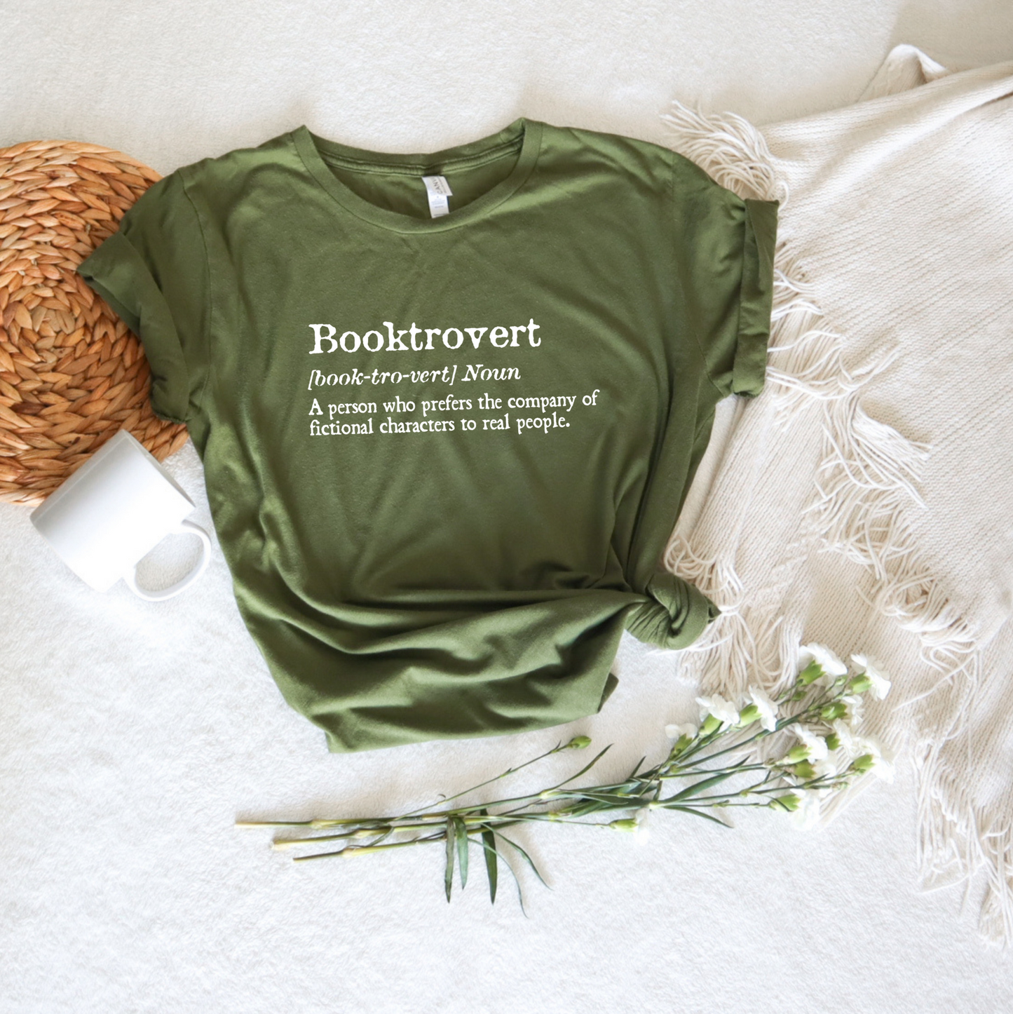 Booktrovert Definition Tee