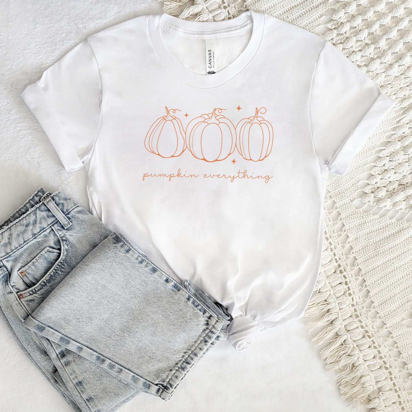 Pumpkin Everything Tee - Stitch Squad Co