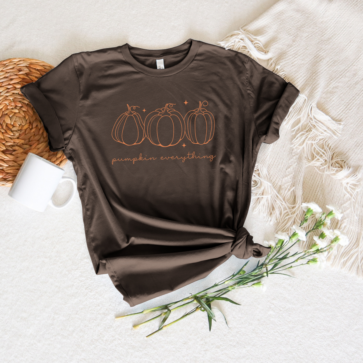 Pumpkin Everything Tee - Stitch Squad Co