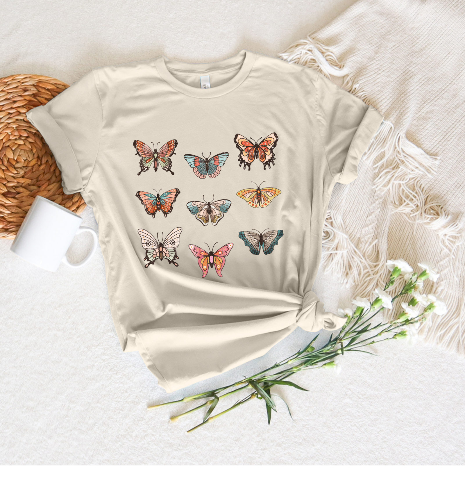 Retro Butterfly Tee - Stitch Squad Co