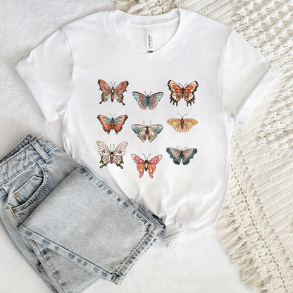 Retro Butterfly Tee - Stitch Squad Co