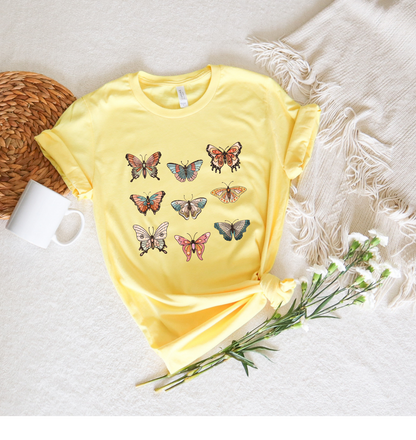 Retro Butterfly Tee - Stitch Squad Co