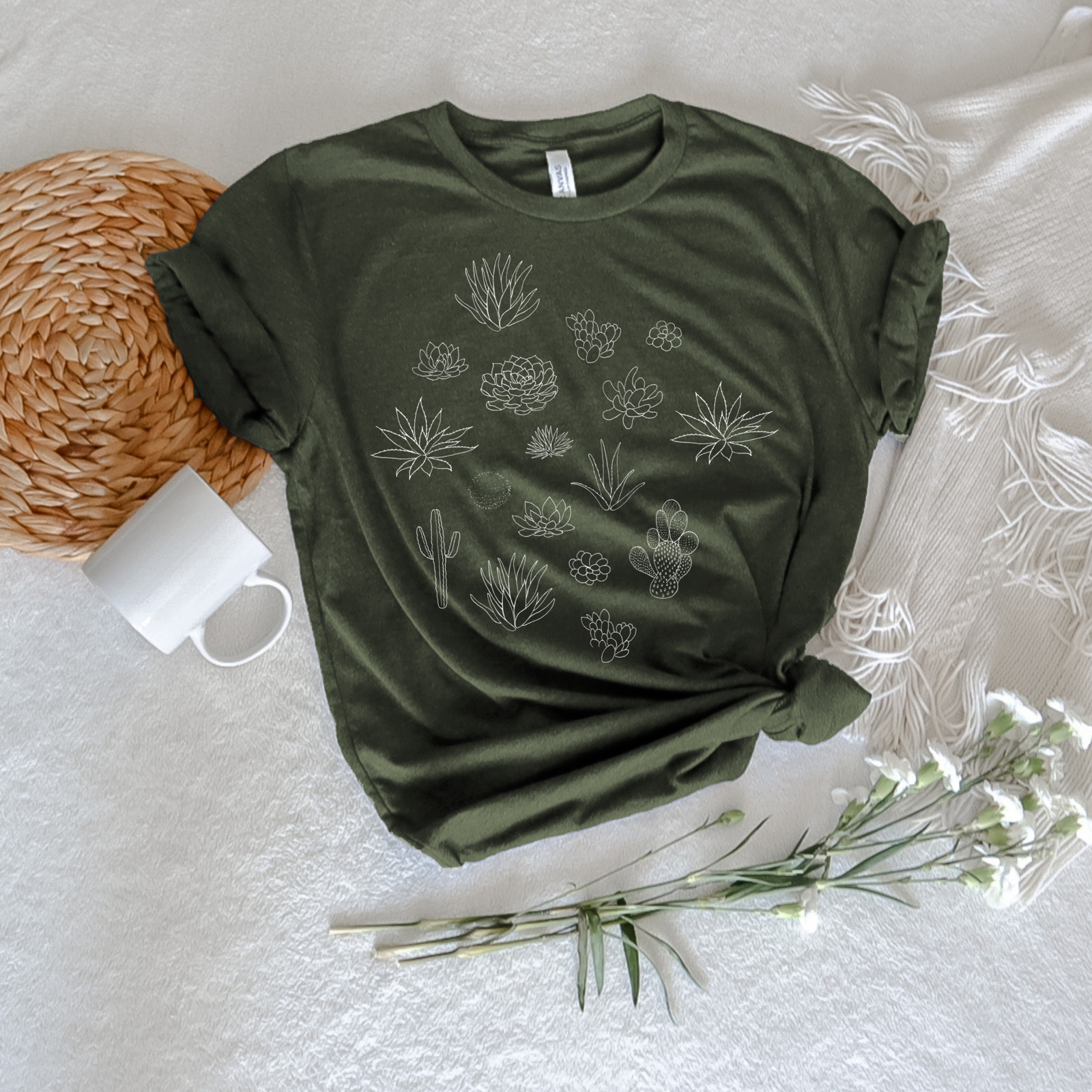 Succulent Garden Tee - Stitch Squad Co