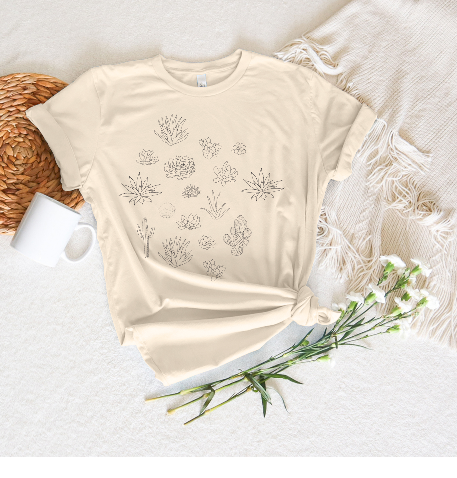 Succulent Garden Tee - Stitch Squad Co