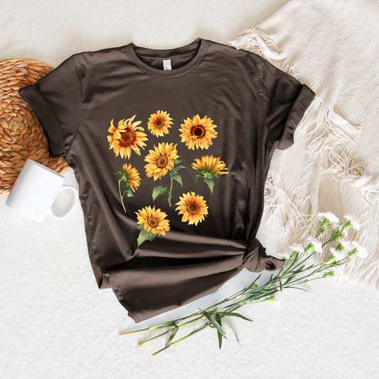 Sunflower Tee - Stitch Squad Co