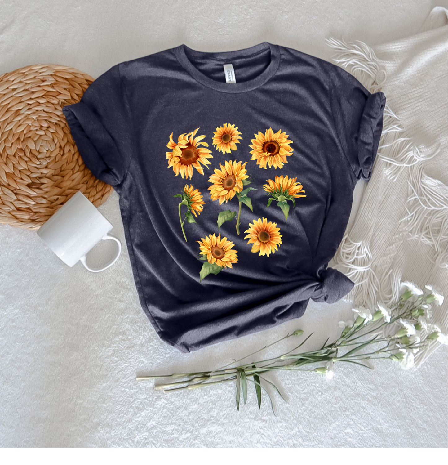 Sunflower Tee - Stitch Squad Co