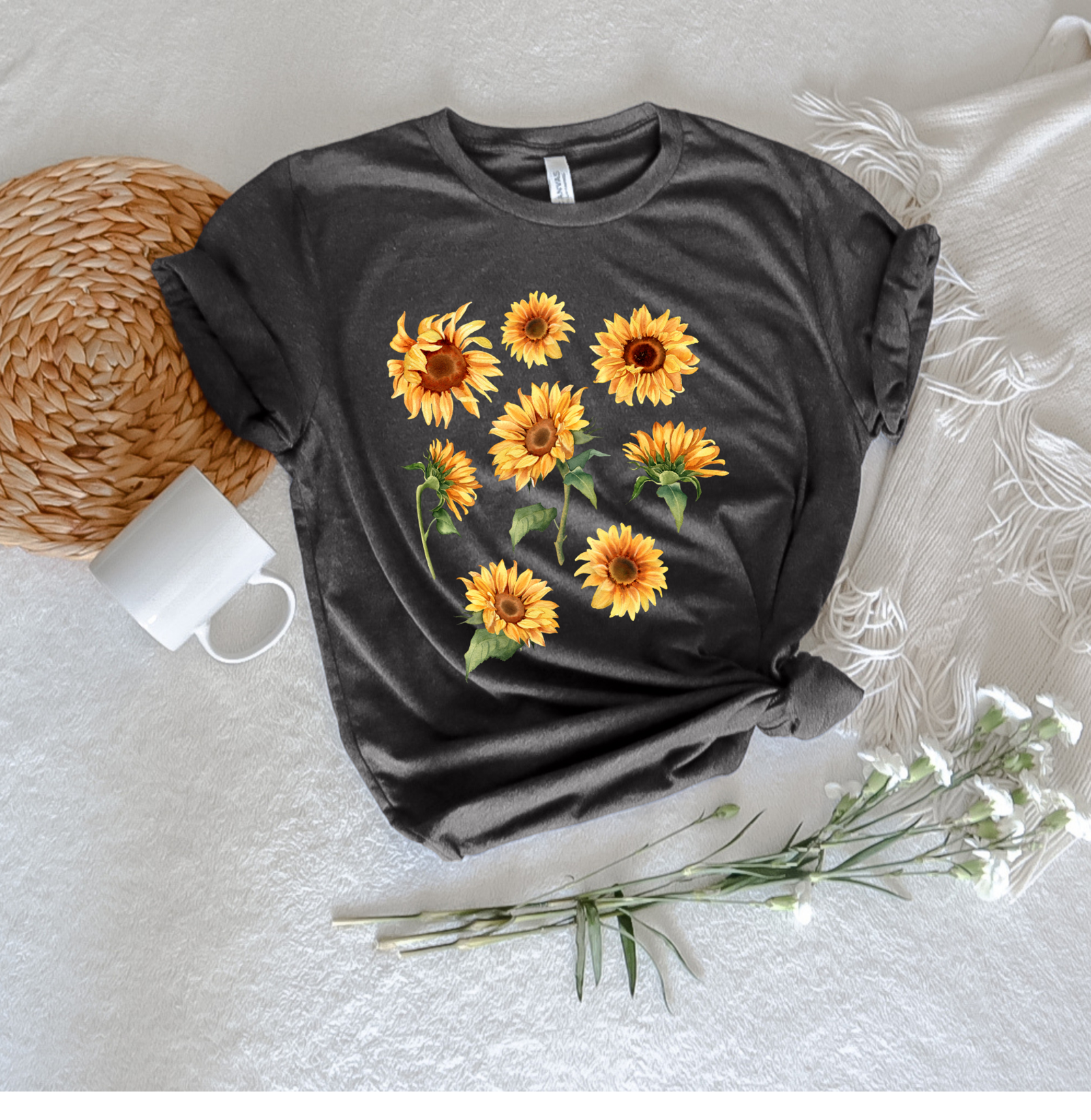 Sunflower Tee - Stitch Squad Co