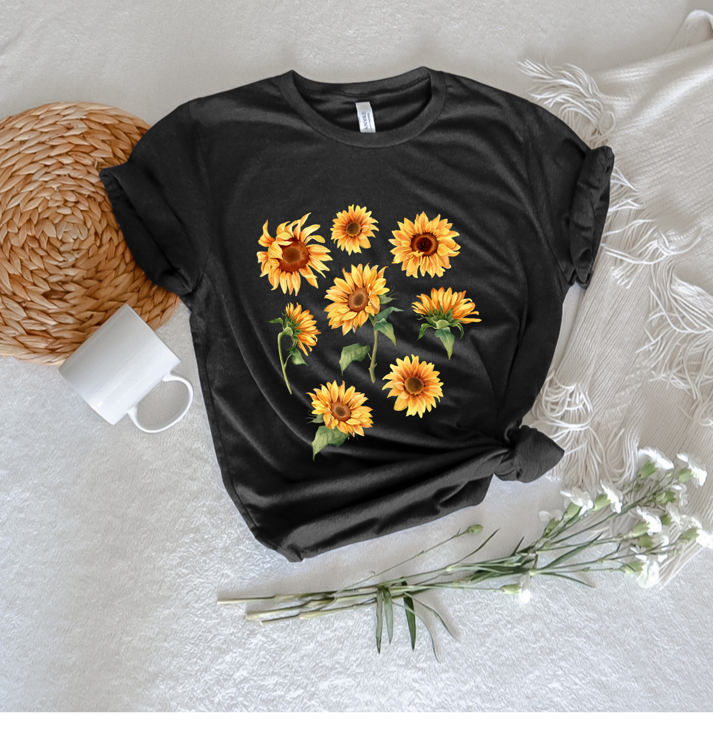 Sunflower Tee - Stitch Squad Co