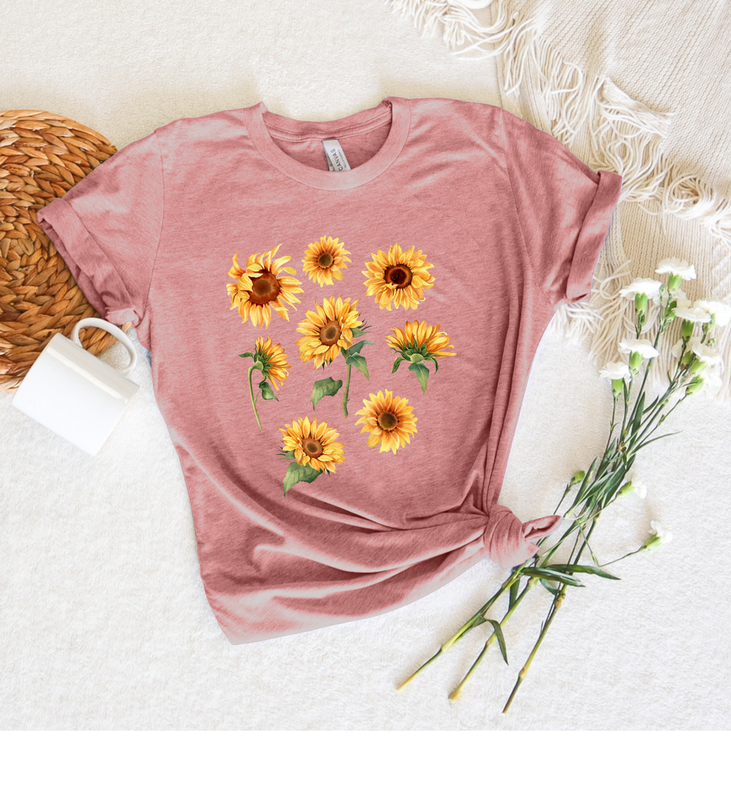 Sunflower Tee - Stitch Squad Co