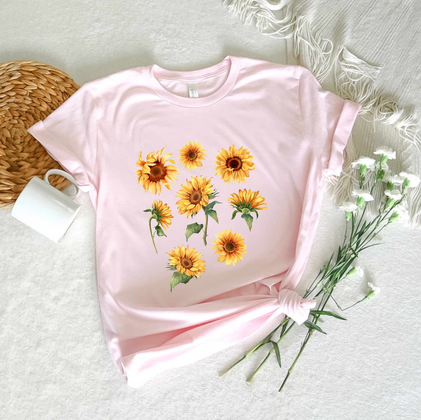 Sunflower Tee - Stitch Squad Co