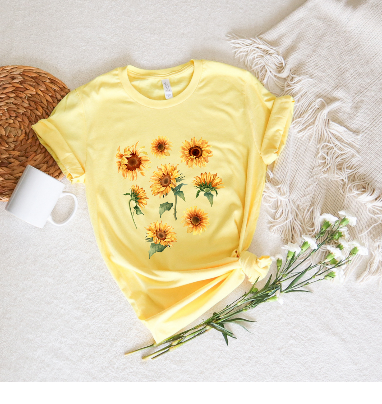 Sunflower Tee - Stitch Squad Co