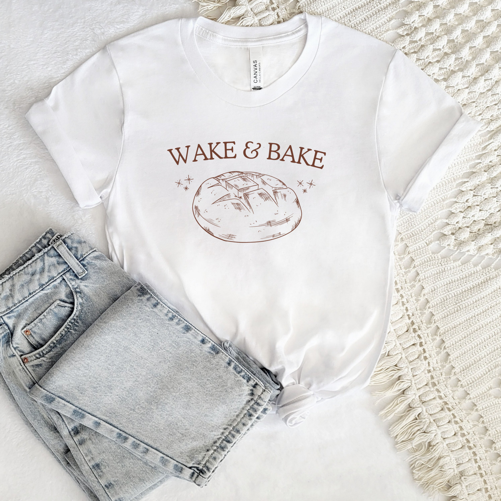 Wake & Bake Tee - Stitch Squad Co