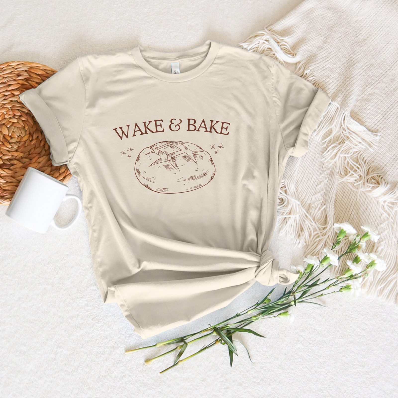 Wake & Bake Tee - Stitch Squad Co