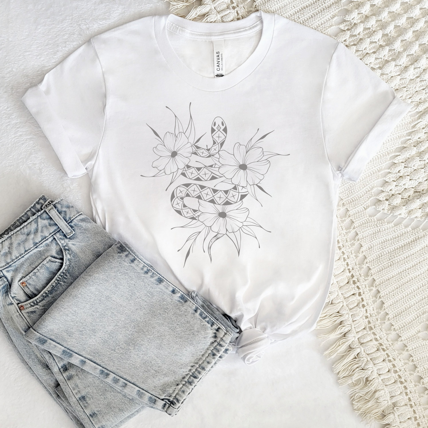 Snake Flower Tee