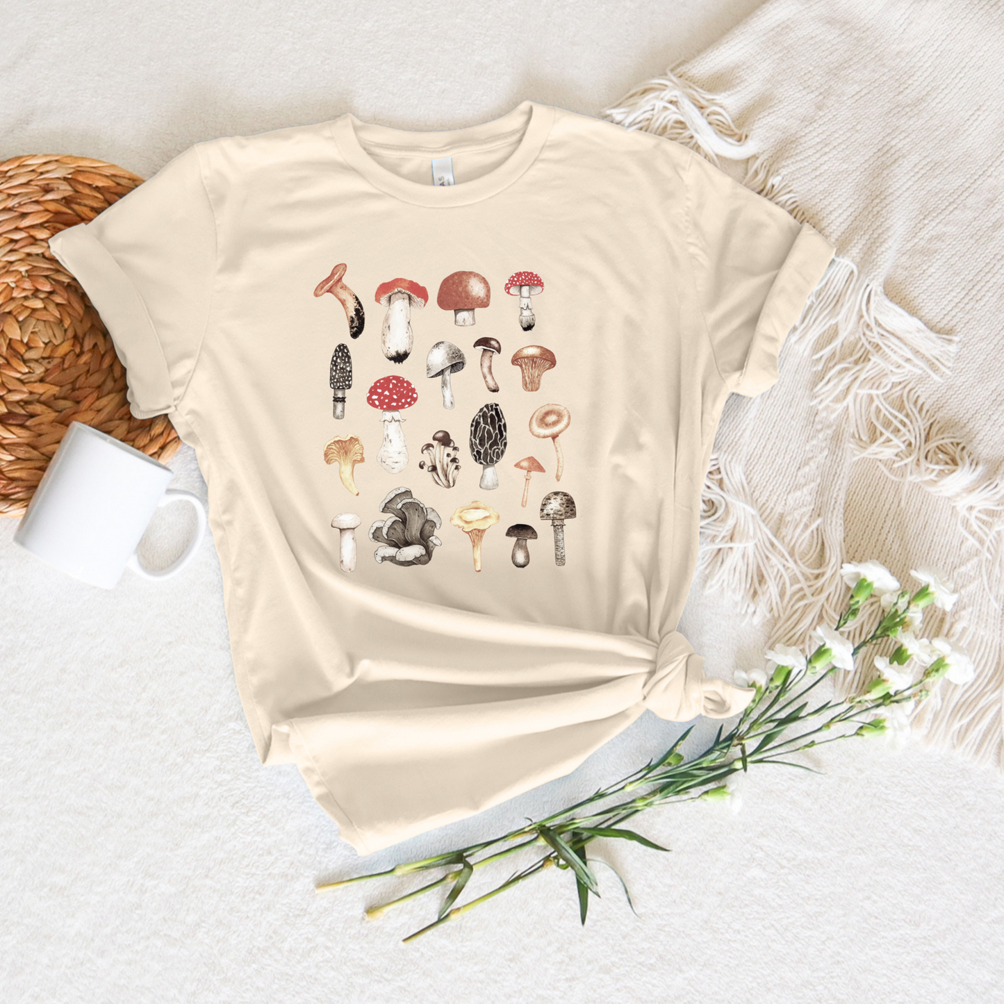 Wild Mushrooms Tee - Stitch Squad Co