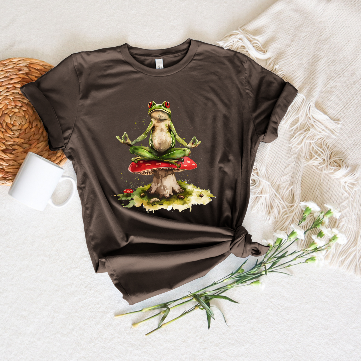 Yoga Frog Tee - Stitch Squad Co