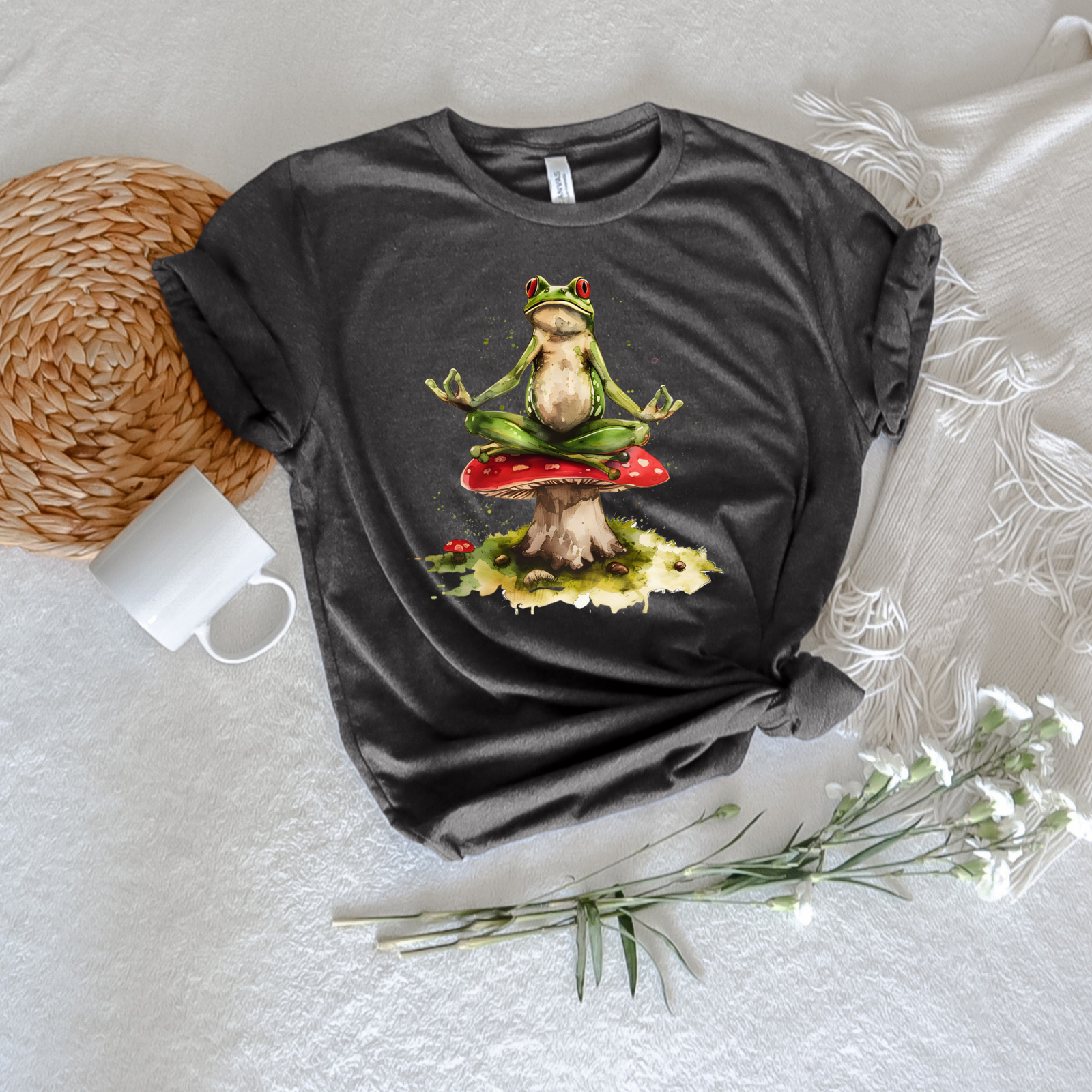 Yoga Frog Tee - Stitch Squad Co