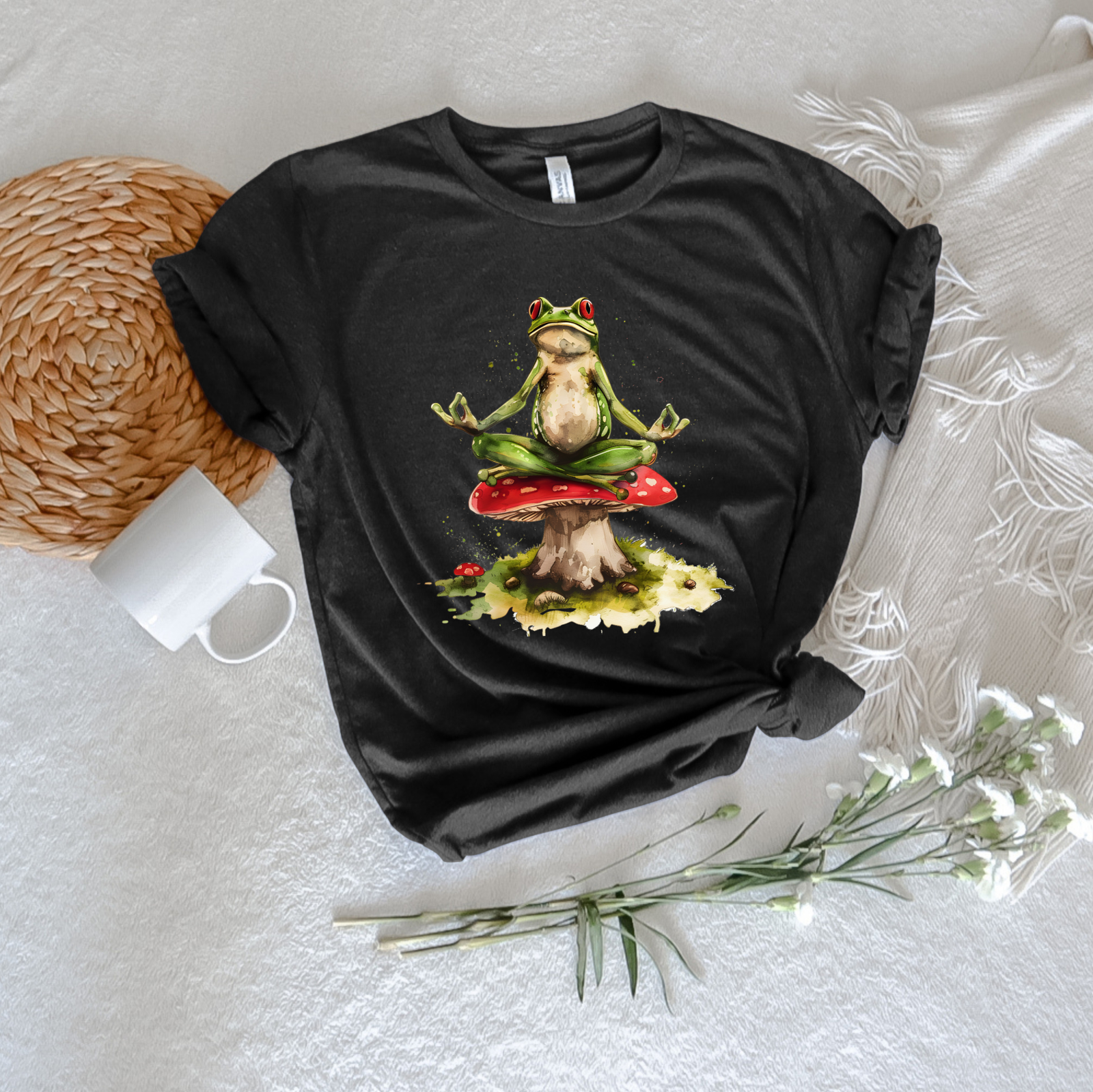 Yoga Frog Tee - Stitch Squad Co