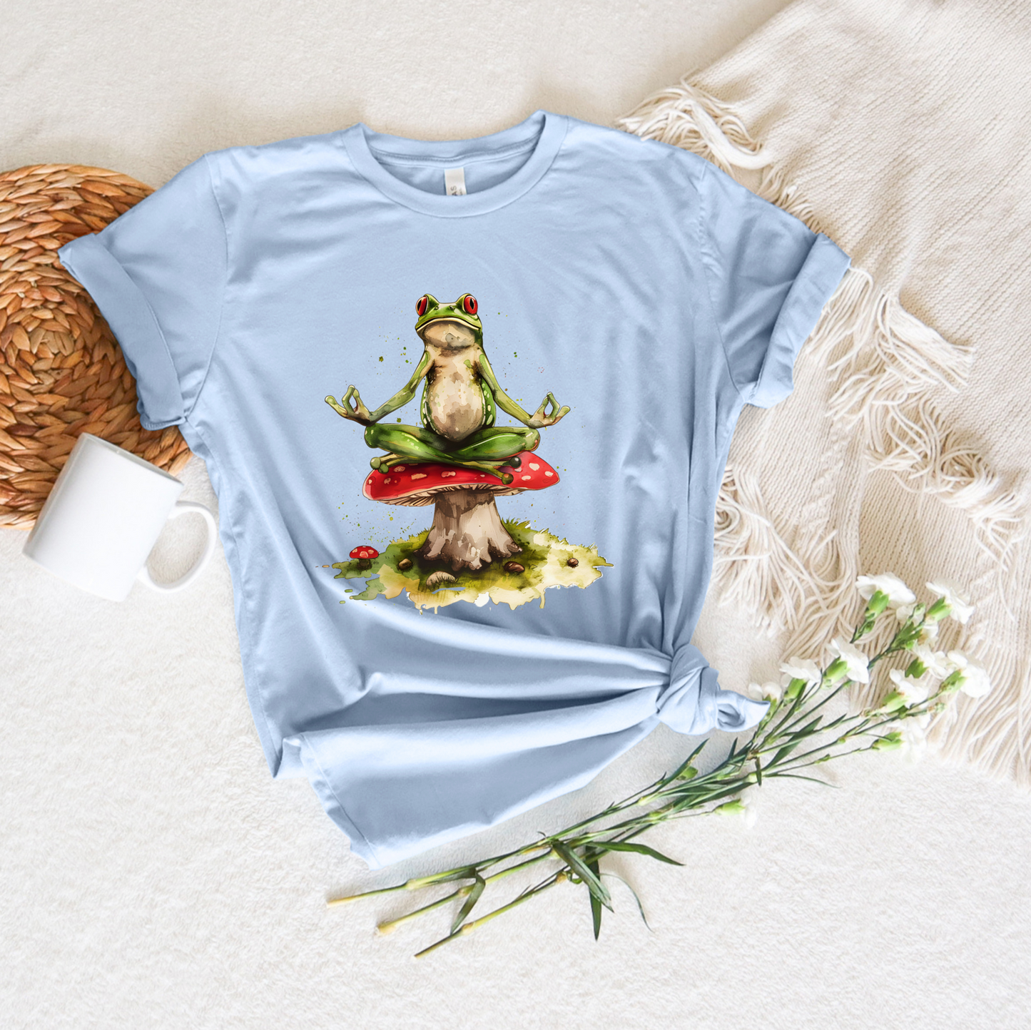 Yoga Frog Tee - Stitch Squad Co