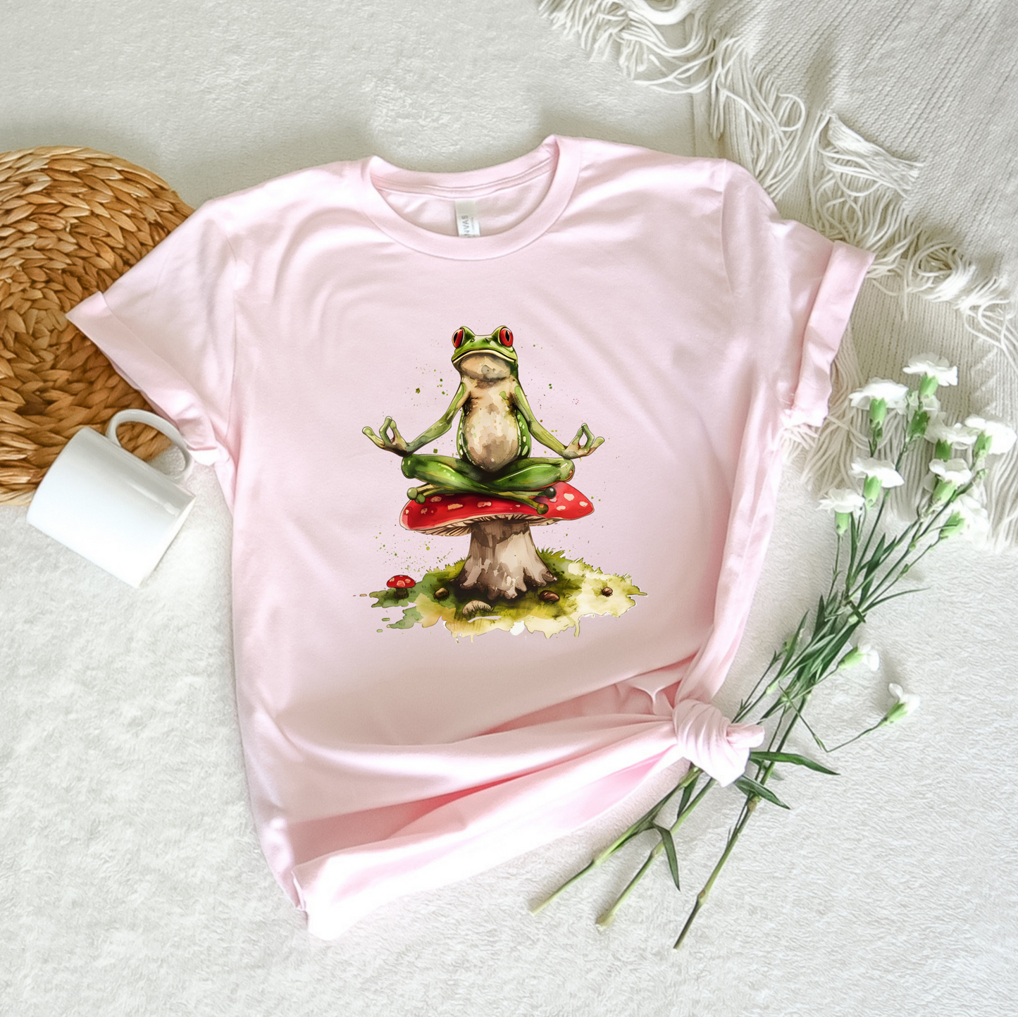 Yoga Frog Tee - Stitch Squad Co