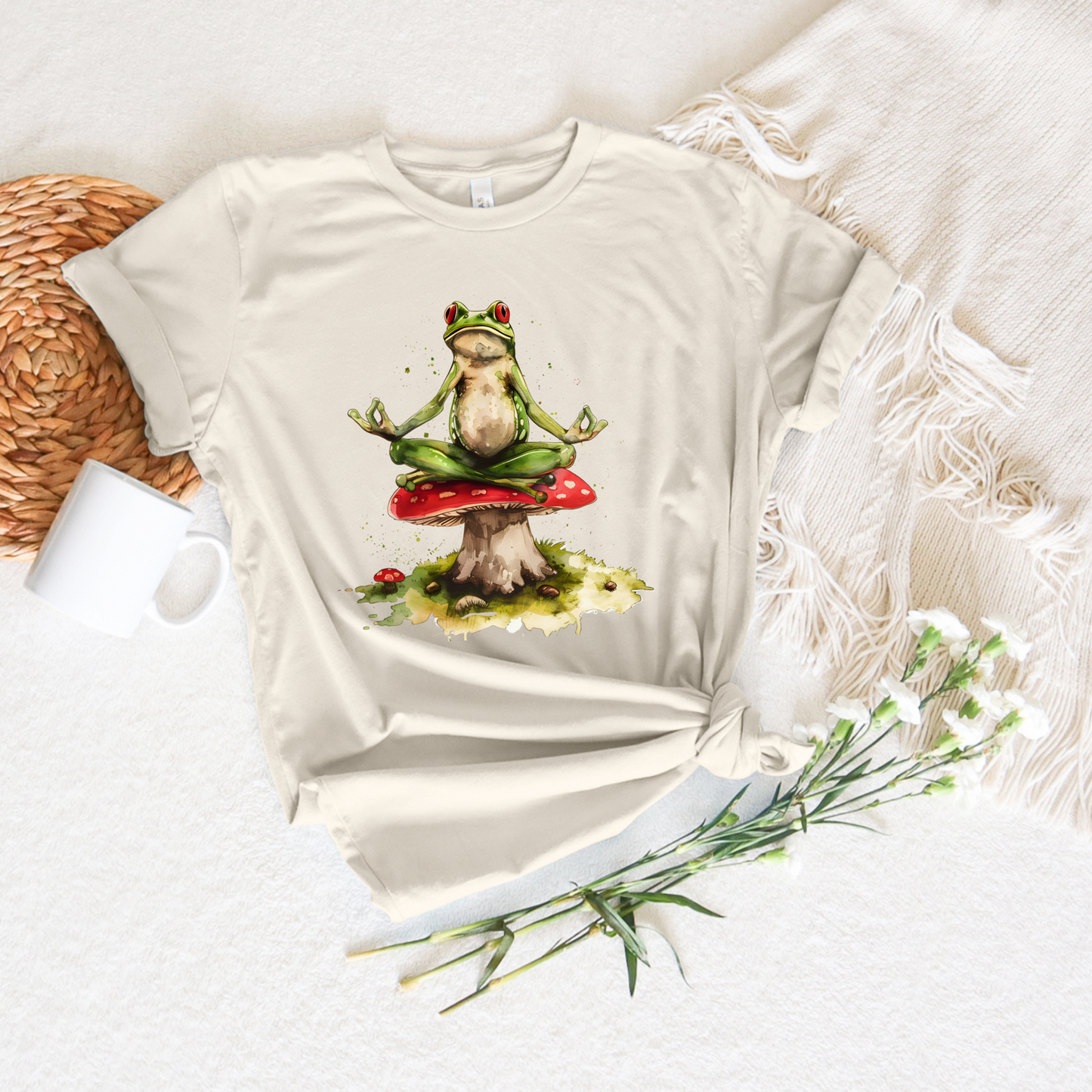 Yoga Frog Tee - Stitch Squad Co