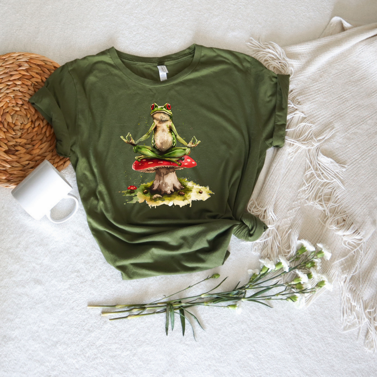 Yoga Frog Tee - Stitch Squad Co