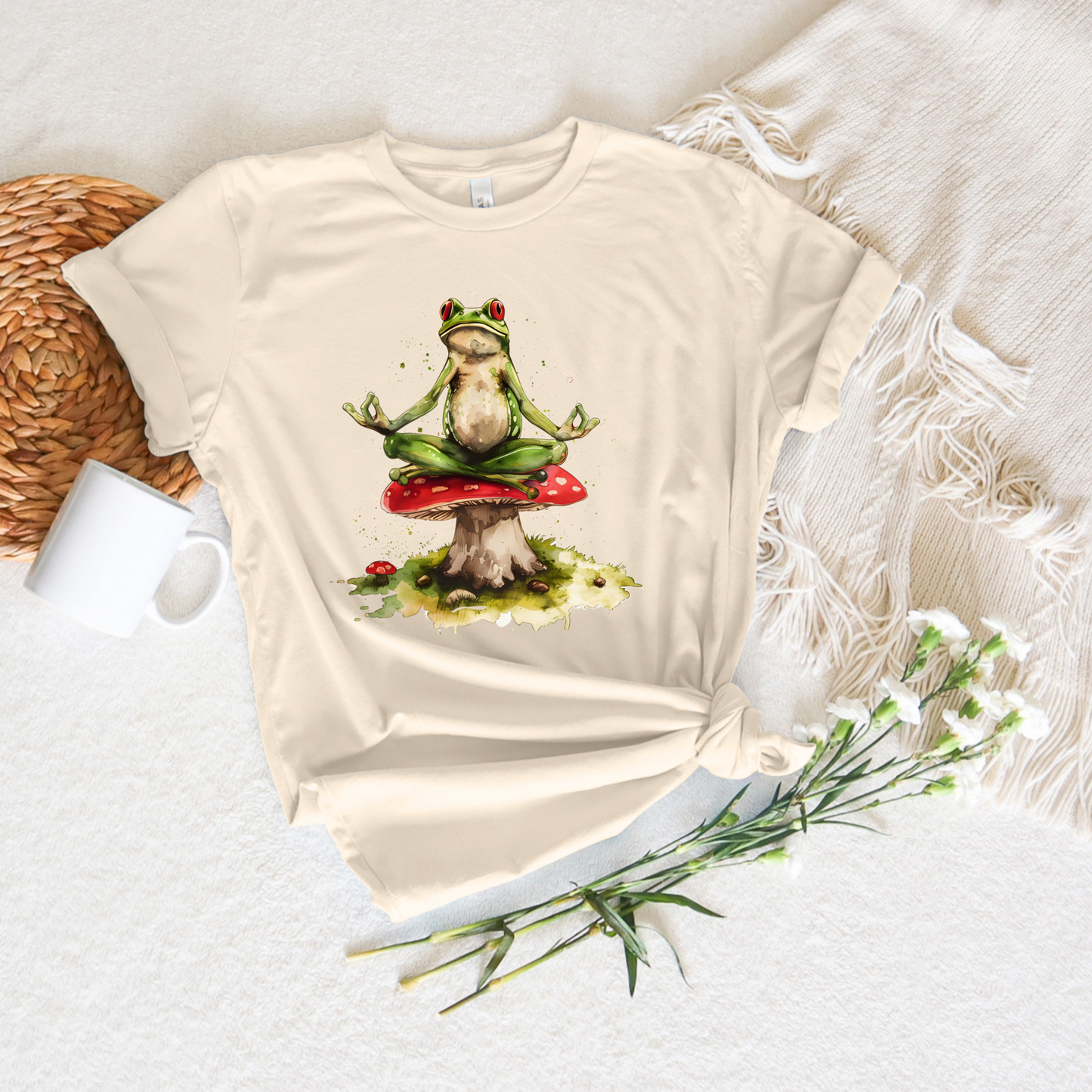 Yoga Frog Tee - Stitch Squad Co