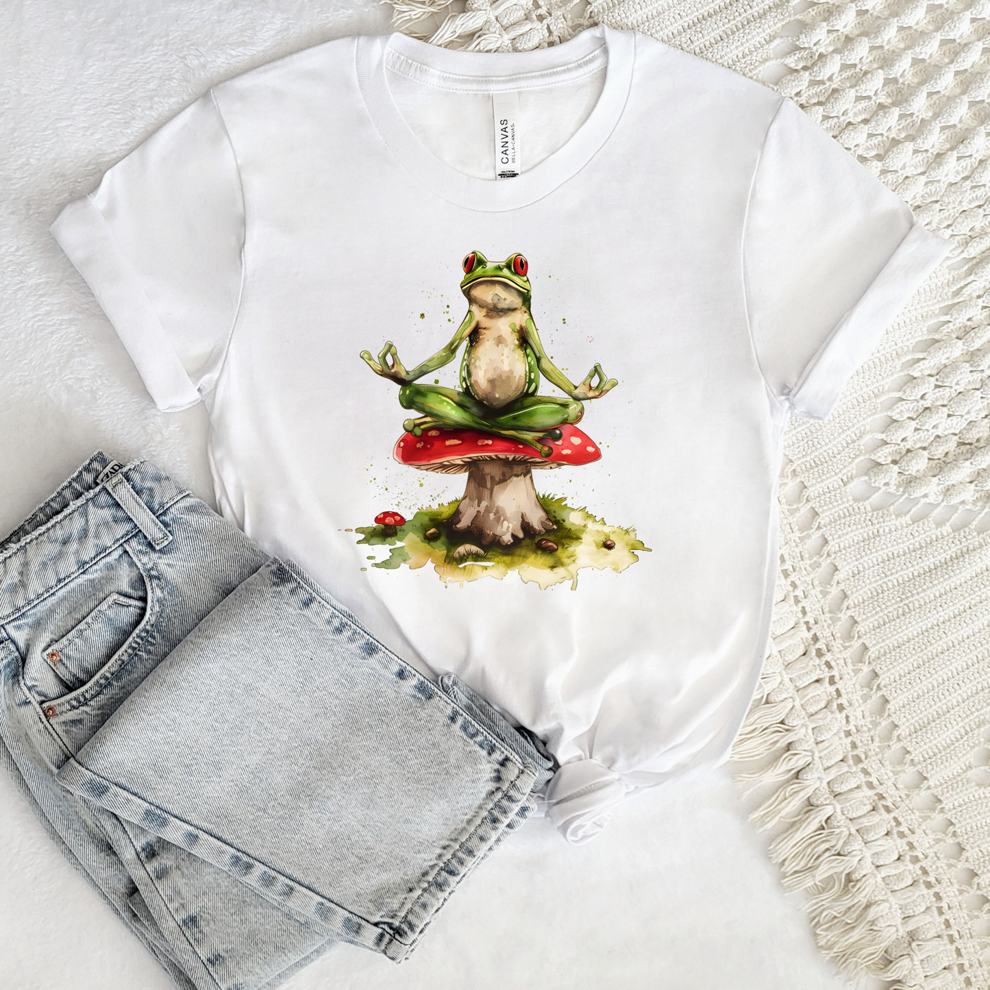 Yoga Frog Tee - Stitch Squad Co